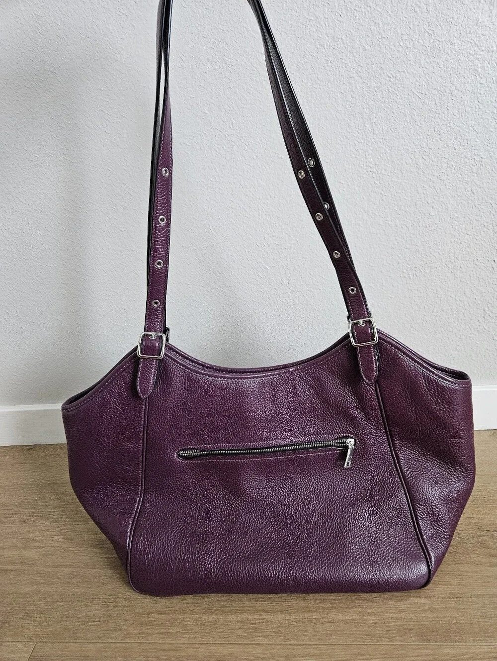 Coach Meadow Shoulder Bag in Deep Berry (Style CM074)
